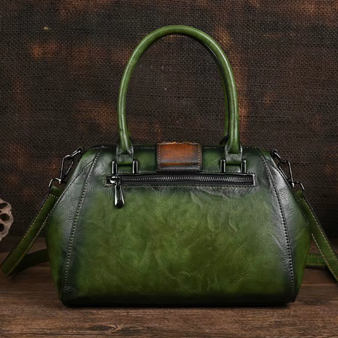 Florina - Bolso de piel con diseño grabado y estampado floral