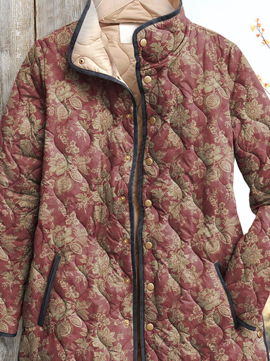 Taylor | Chaqueta Femenina con Estampado Floral Vintage