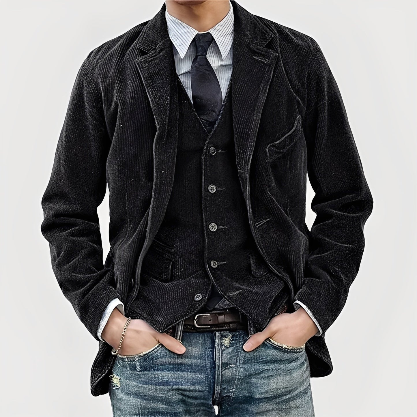 Enzo | Conjunto de chaqueta y chaleco de elegancia atemporal