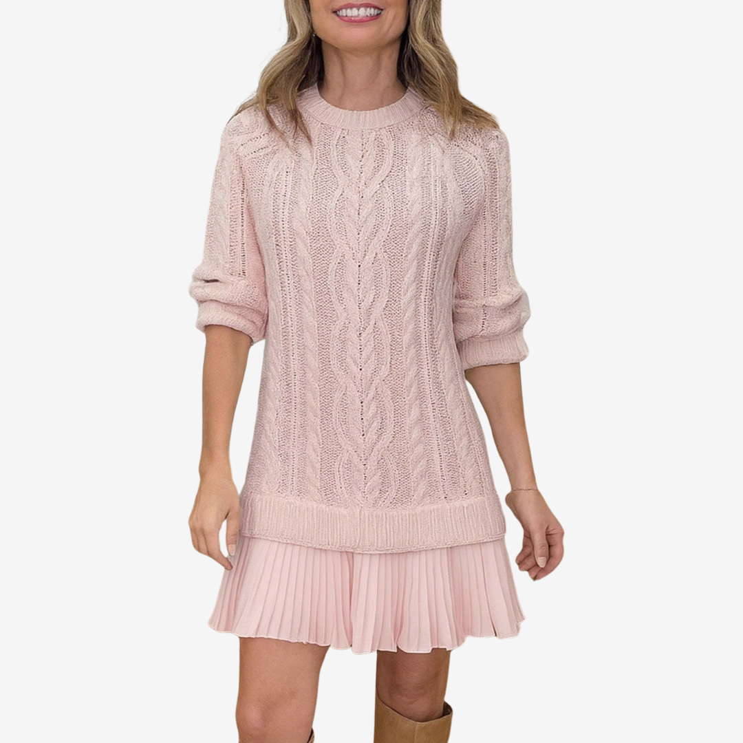 Vestido de Punto 2 en 1 Gaëlle | El Look Preppy Perfecto para el Otoño