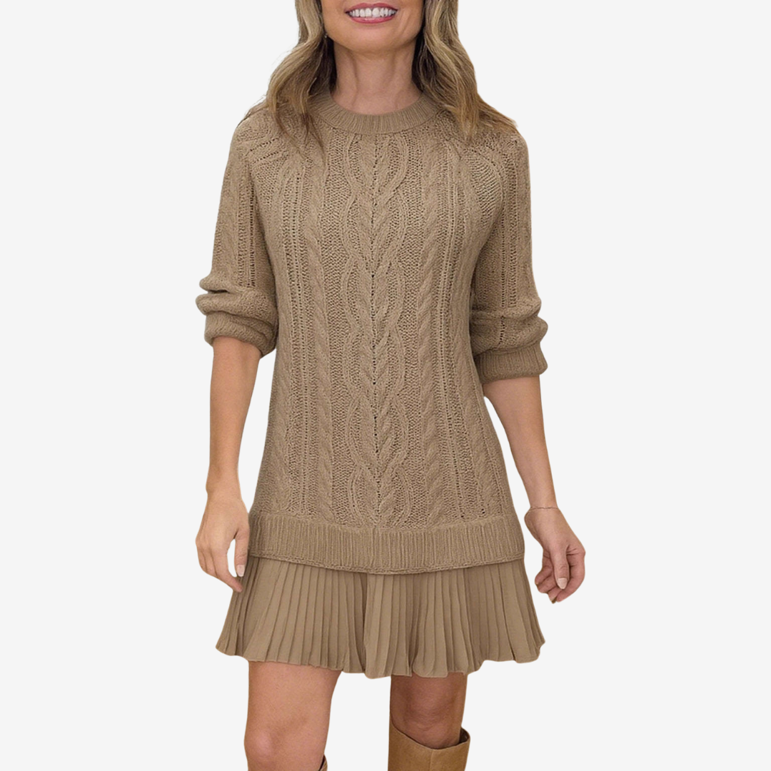 Vestido de Punto 2 en 1 Gaëlle | El Look Preppy Perfecto para el Otoño