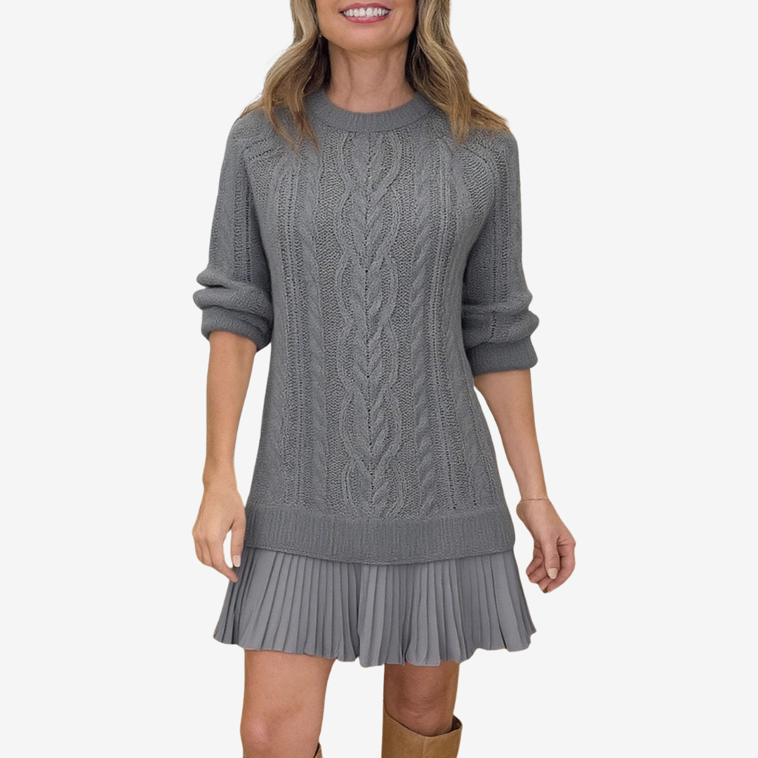 Vestido de Punto 2 en 1 Gaëlle | El Look Preppy Perfecto para el Otoño