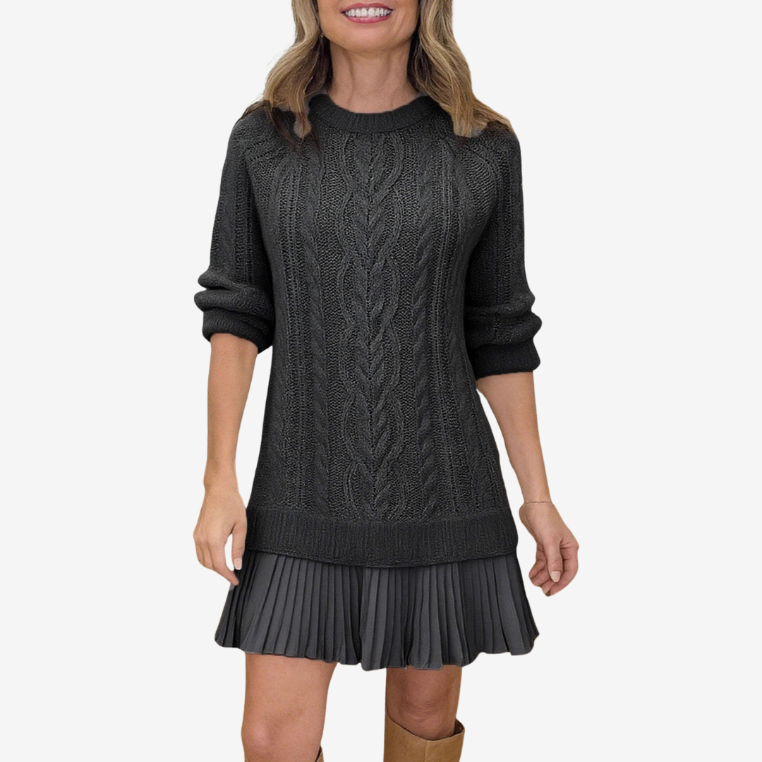 Vestido de Punto 2 en 1 Gaëlle | El Look Preppy Perfecto para el Otoño