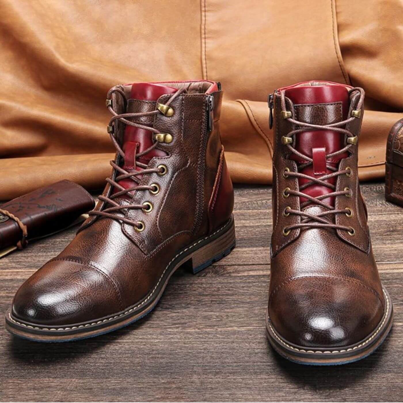 Augustin | Bottines en cuir pour homme