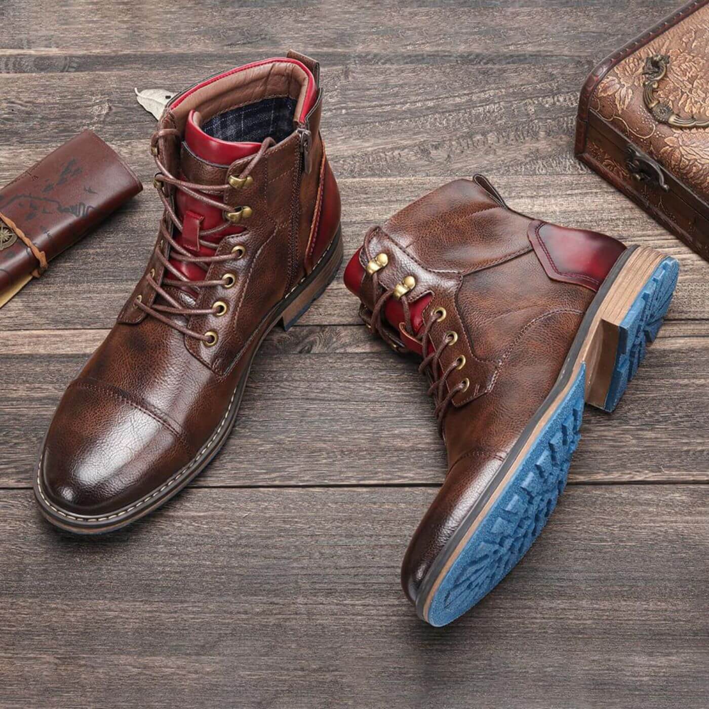 Augustin | Bottines en cuir pour homme