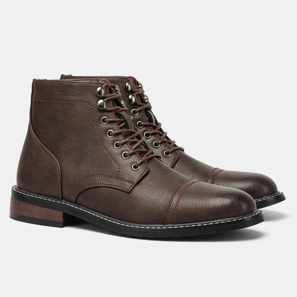 Alessio | Clásicos Botines de Hombre con Cordones