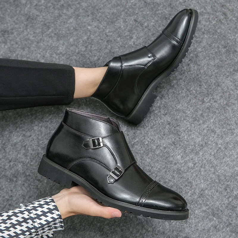 Émile | Botines sofisticados con doble hebilla
