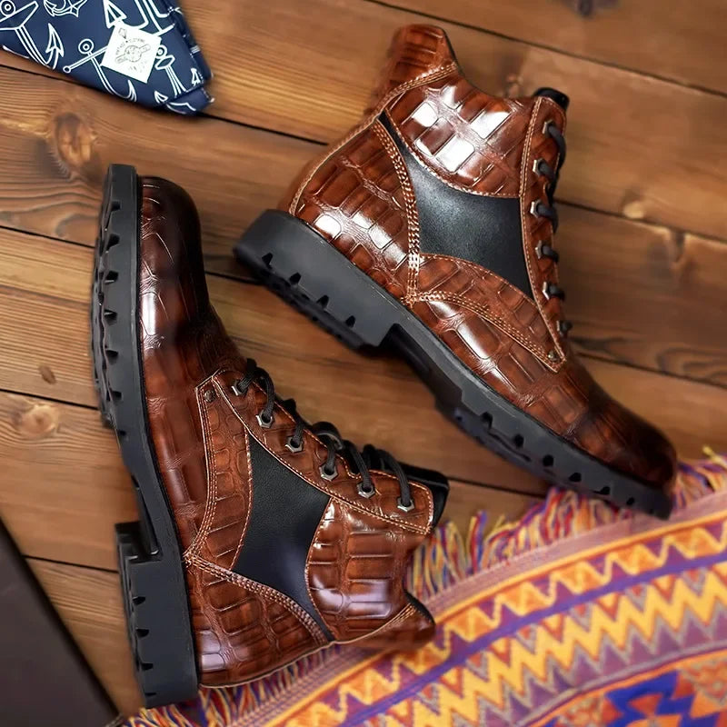 Marceau | Botines de lujo con diseño texturizado