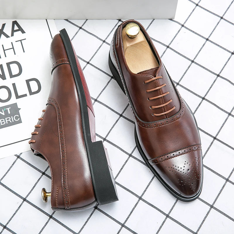 Édouard | Zapatos Richelieu de punta recta con un estilo clásico y atemporal