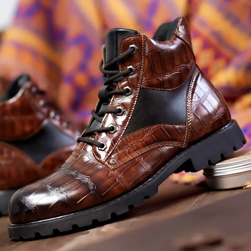 Marceau | Botines de lujo con diseño texturizado