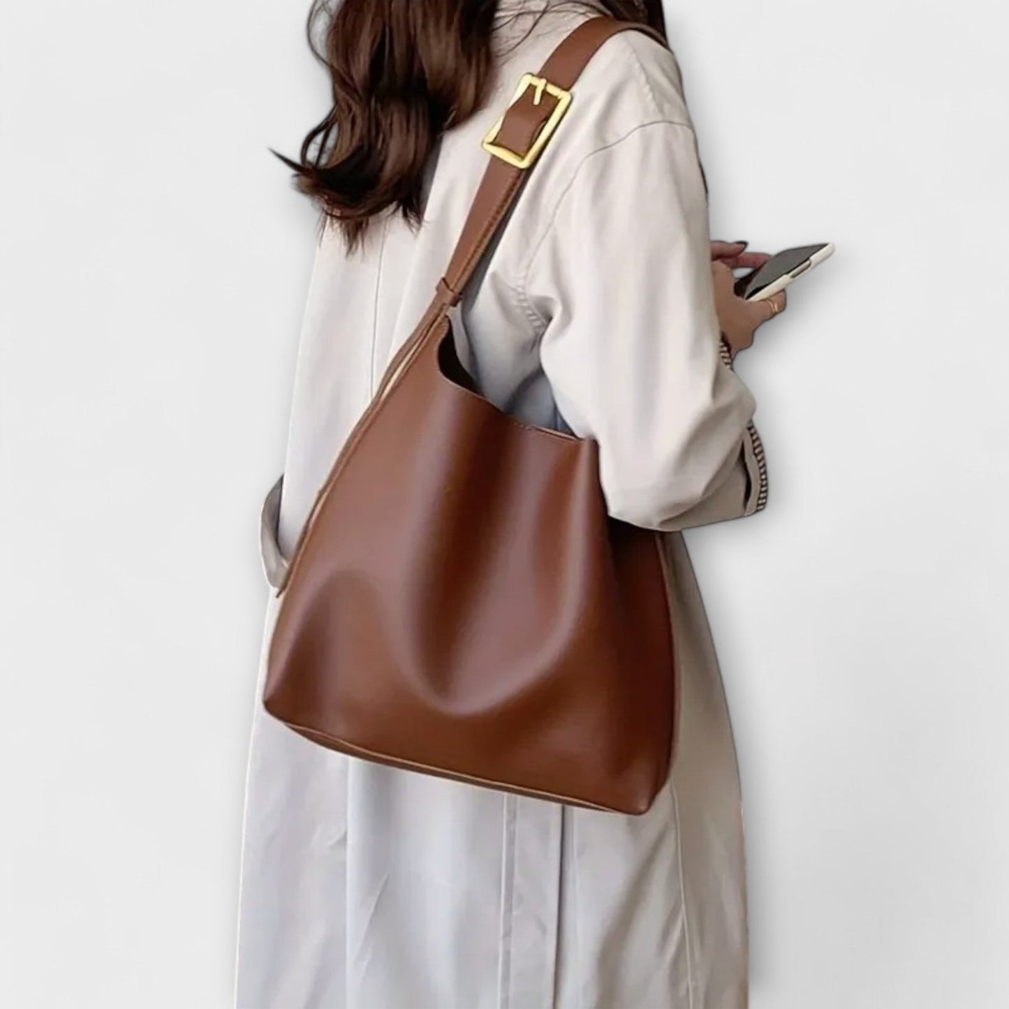 Isidore – Elegante Bolso de Hombro de Cuero