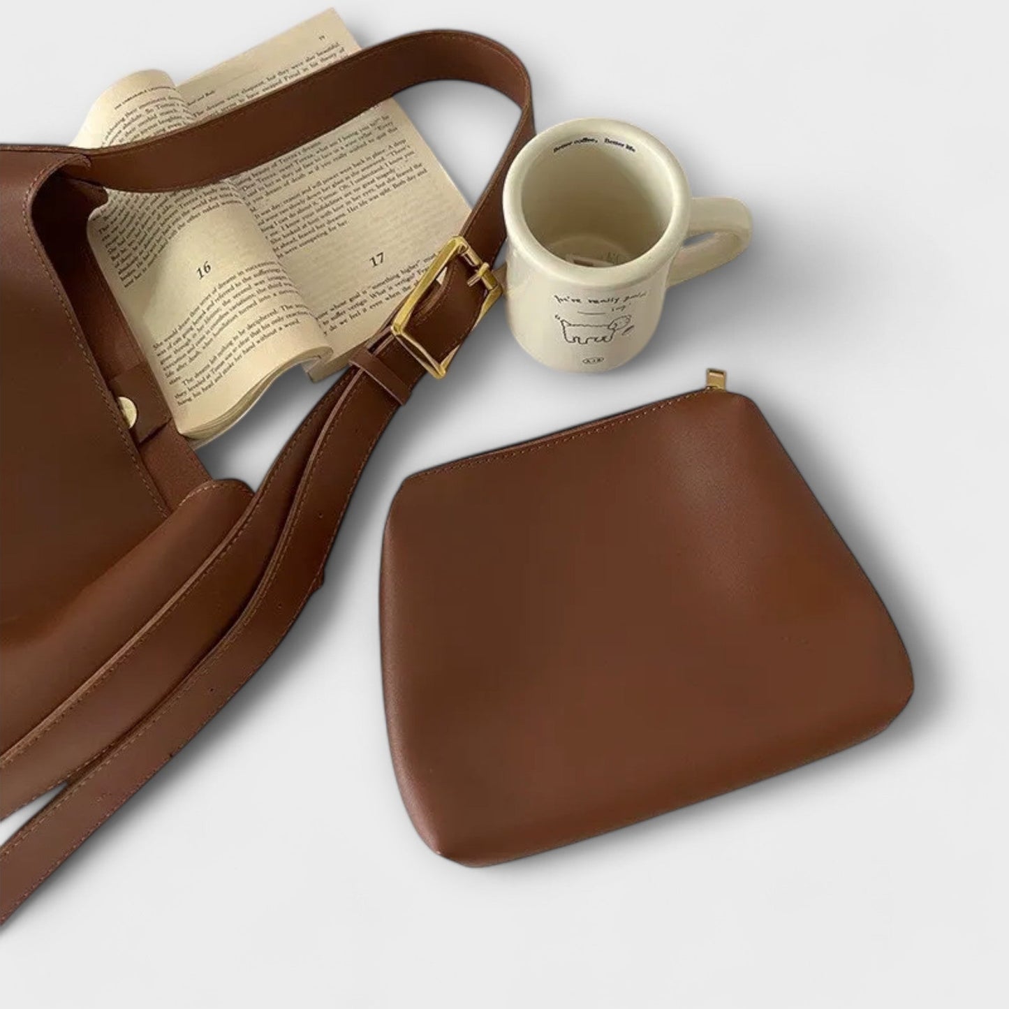 Isidore – Elegante Bolso de Hombro de Cuero