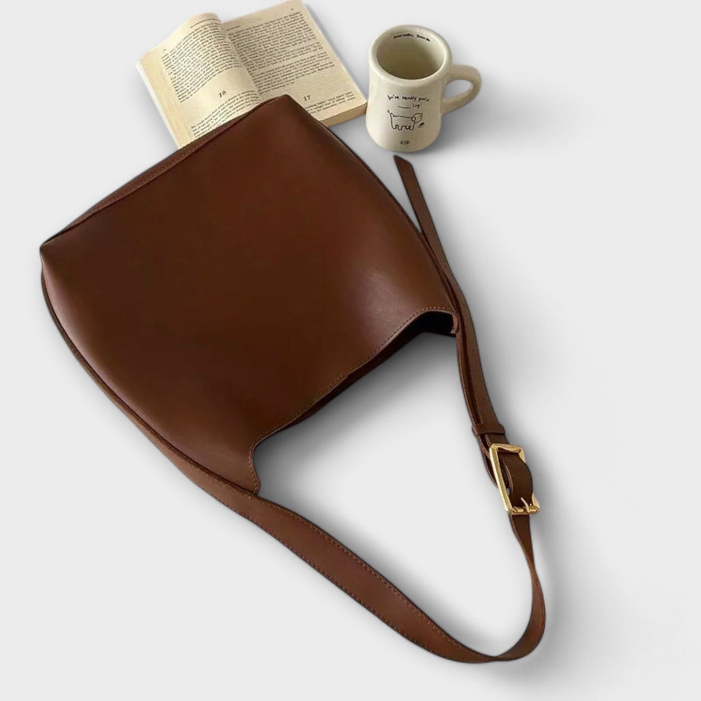 Isidore – Elegante Bolso de Hombro de Cuero