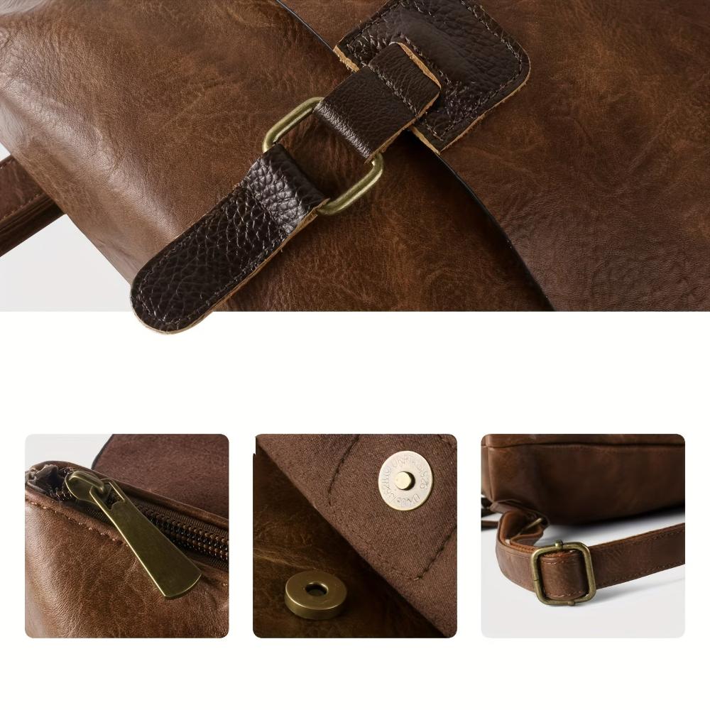 "Ermelinde – Mochila Retro Multifuncional" can be rewritten as "Ermelinde – Mochila Vintage Versátil".