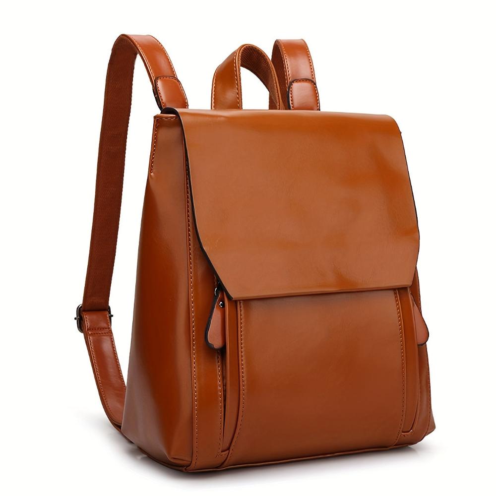 Hannelore – Mochila Vintage con Diseño Acolchado y Asa de Mano