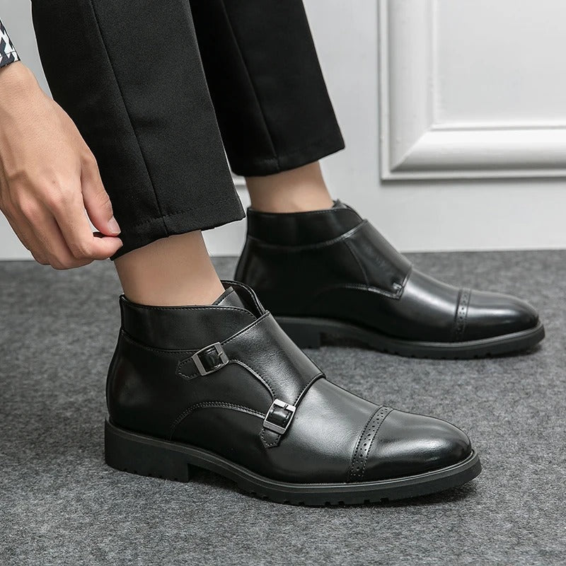 Émile | Botines sofisticados con doble hebilla