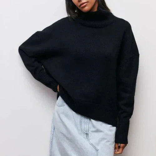 Cema – Jersey oversize con cuello alto