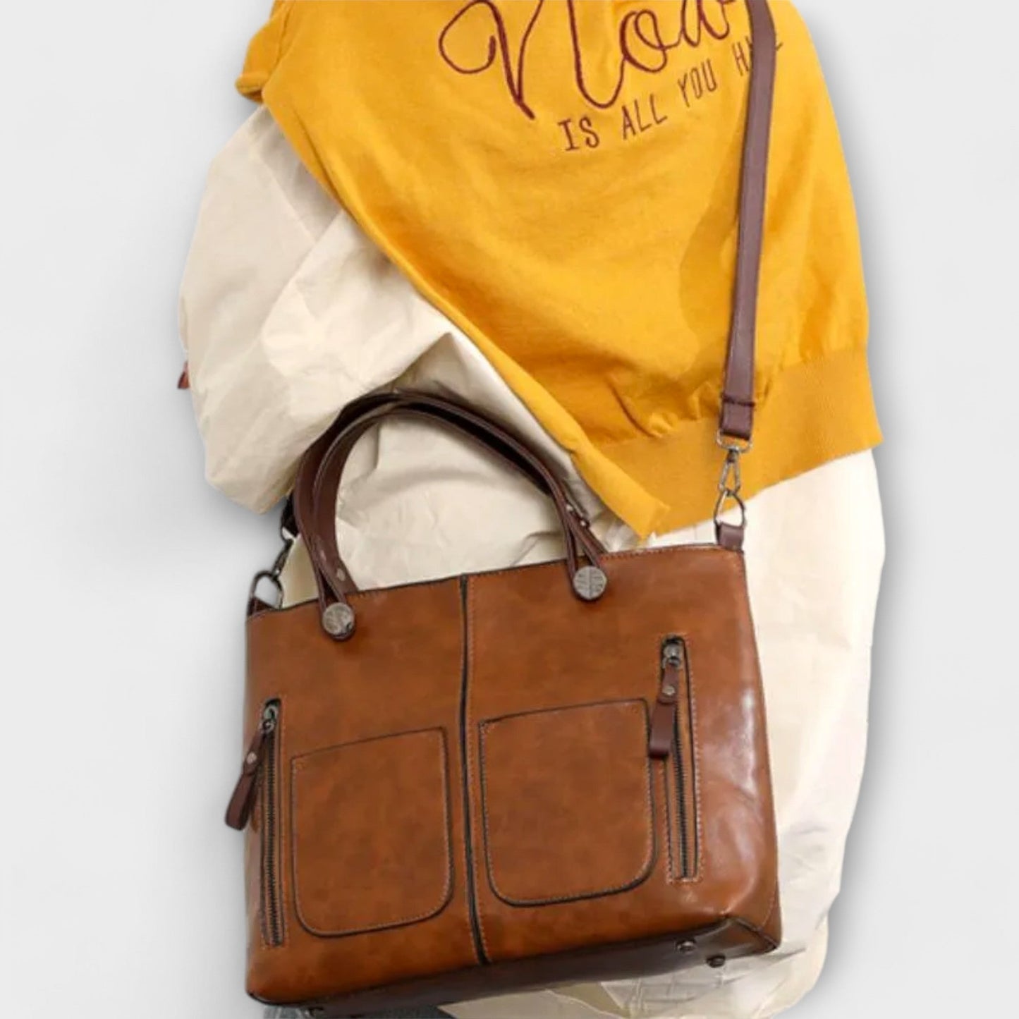 Serenya - Bolso de piel elegante