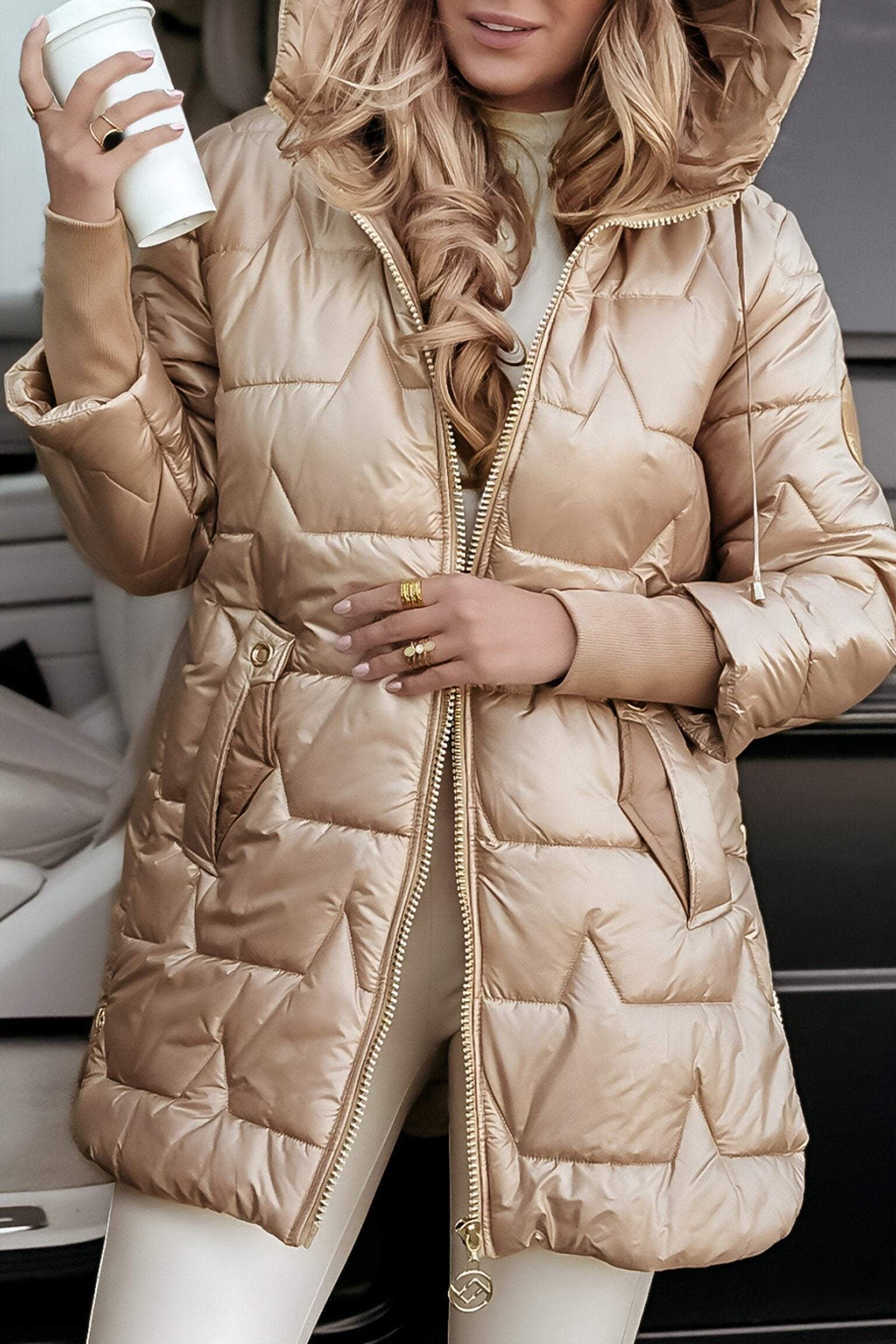 Natalia - Chaqueta Acolchada Elegante - El Otoño