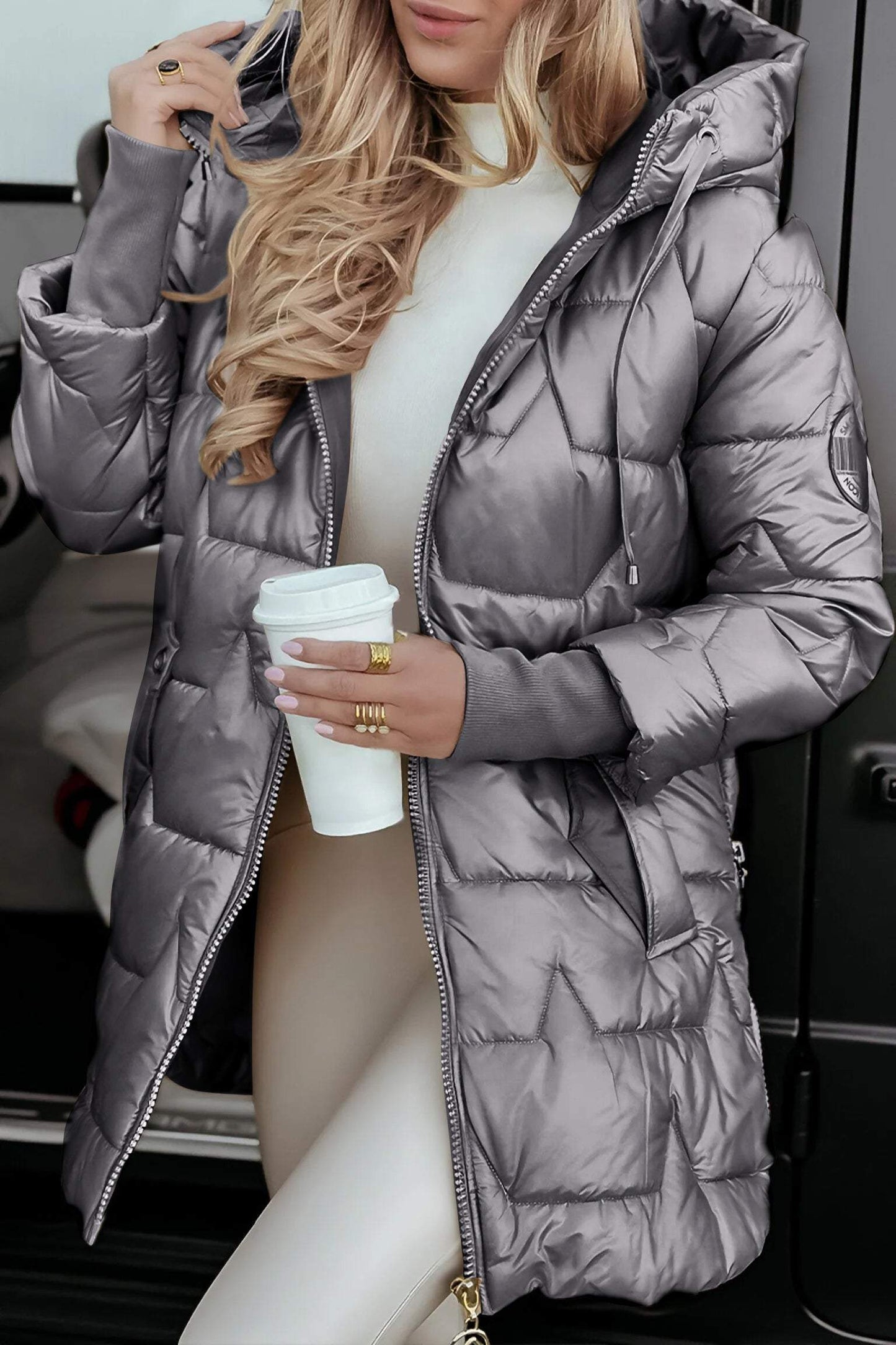 Natalia - Chaqueta Acolchada Elegante - El Otoño