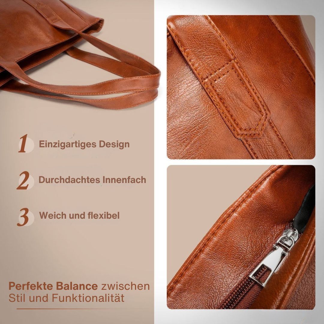 Klara - Clásico bolso bandolera de cuero