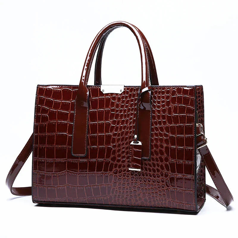 Luna™ | Bolso estampado de cocodrilo
