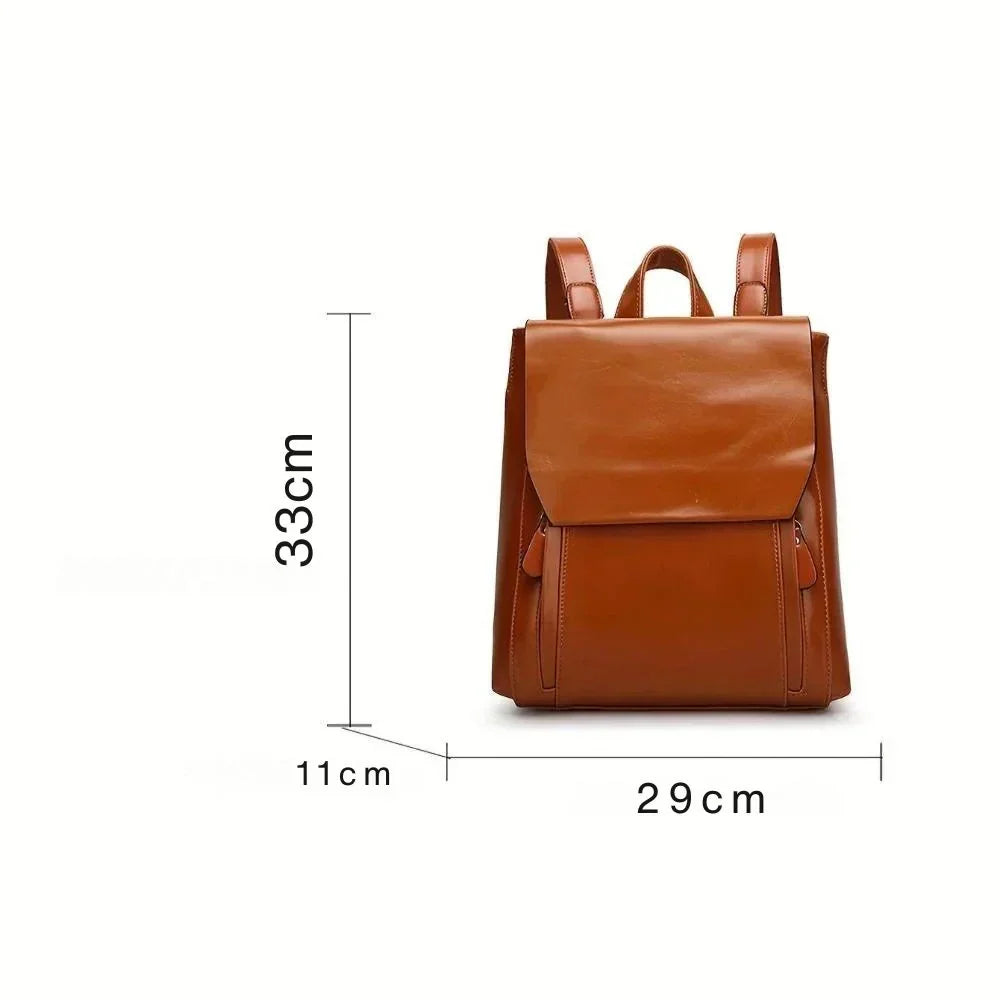 Hannelore – Mochila Vintage con Diseño Acolchado y Asa de Mano