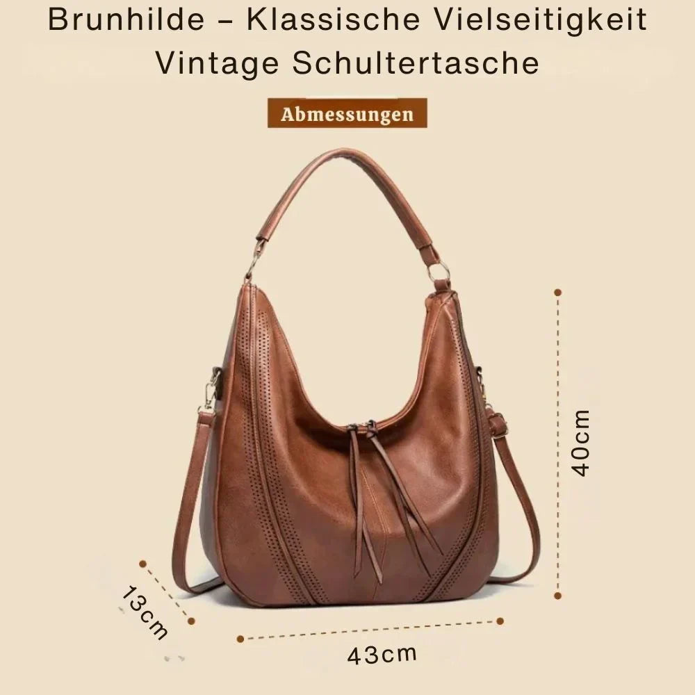 Brunhilde – Bolsa de Hombro Vintage con Estilo Clásico y Versátil