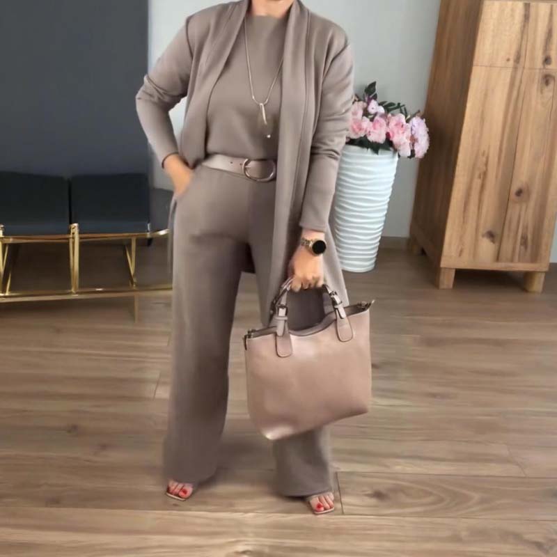 Lucía – Conjunto elegante de 3 piezas para un look moderno y refinado