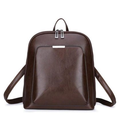 Saskia - Mochila Clásica con Doble Cierre de Cremallera