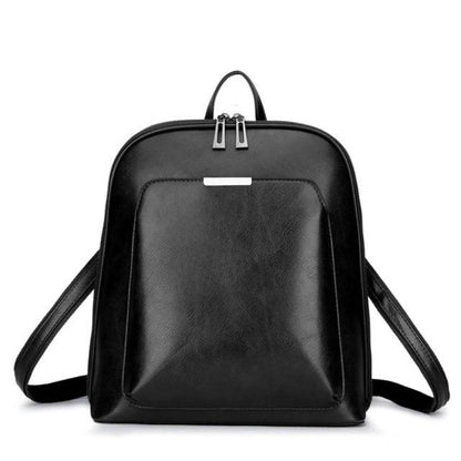 Saskia - Mochila Clásica con Doble Cierre de Cremallera