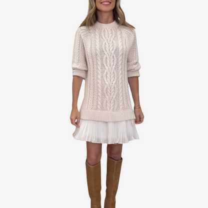 Vestido de Punto 2 en 1 Gaëlle | El Look Preppy Perfecto para el Otoño
