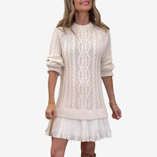 Vestido de Punto 2 en 1 Gaëlle | El Look Preppy Perfecto para el Otoño