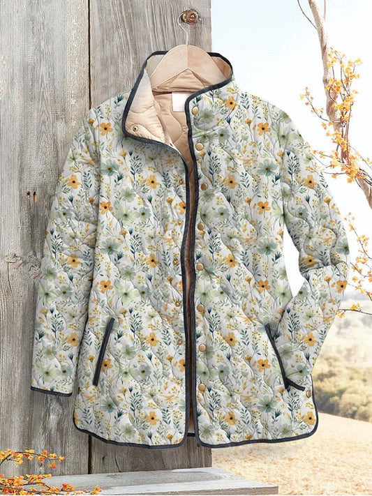 Harper | Chaqueta Acolchada Floral para Mujeres