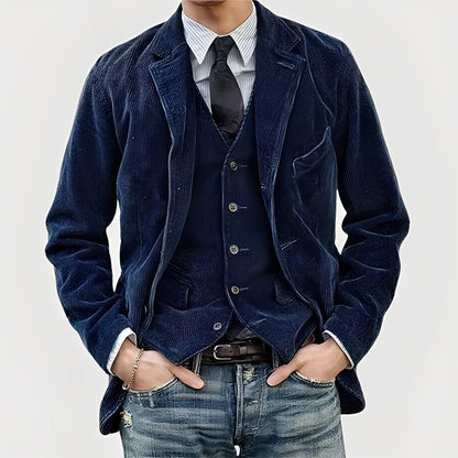 Enzo | Conjunto de chaqueta y chaleco de elegancia atemporal