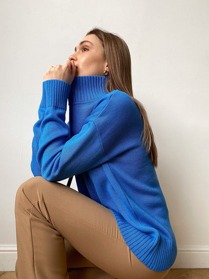 Cema – Jersey oversize con cuello alto