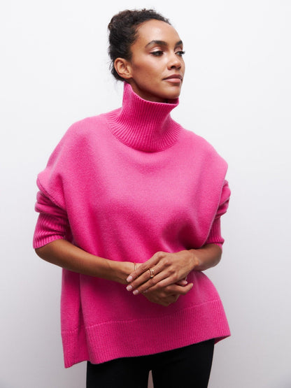 Cema – Jersey oversize con cuello alto