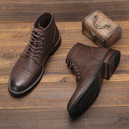 Alessio | Clásicos Botines de Hombre con Cordones