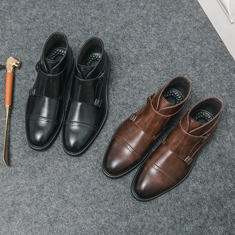 Émile | Botines sofisticados con doble hebilla