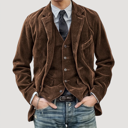 Enzo | Conjunto de chaqueta y chaleco de elegancia atemporal